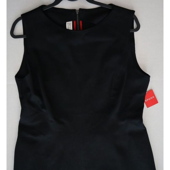 SPANX 20381R Women's Sz S Classic Black The Perfect Fit & Flare Dress - Picture 4 of 13
